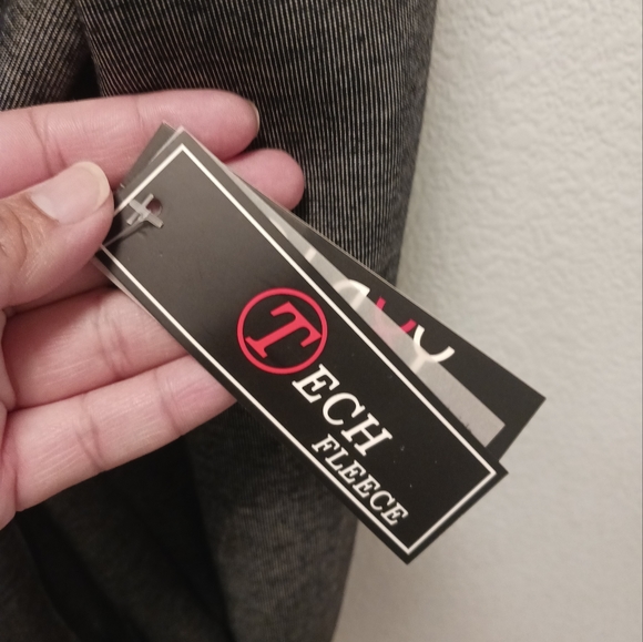 Galaxy By  HARVIC  Grey Black Full  Zip Hoodie Jacket  XXL  Sweater Mens - Picture 8 of 9